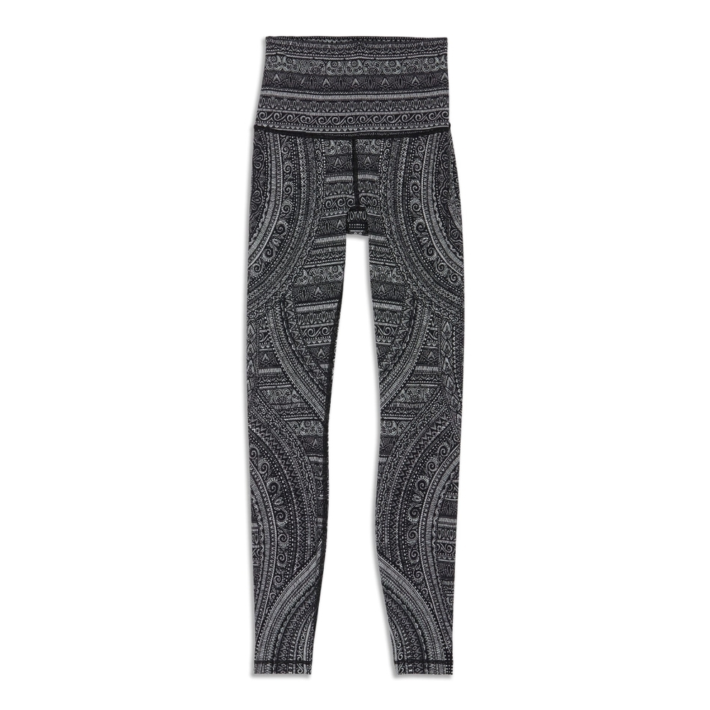 Lululemon Wunder Under Pant Hi-Rise ice grey black